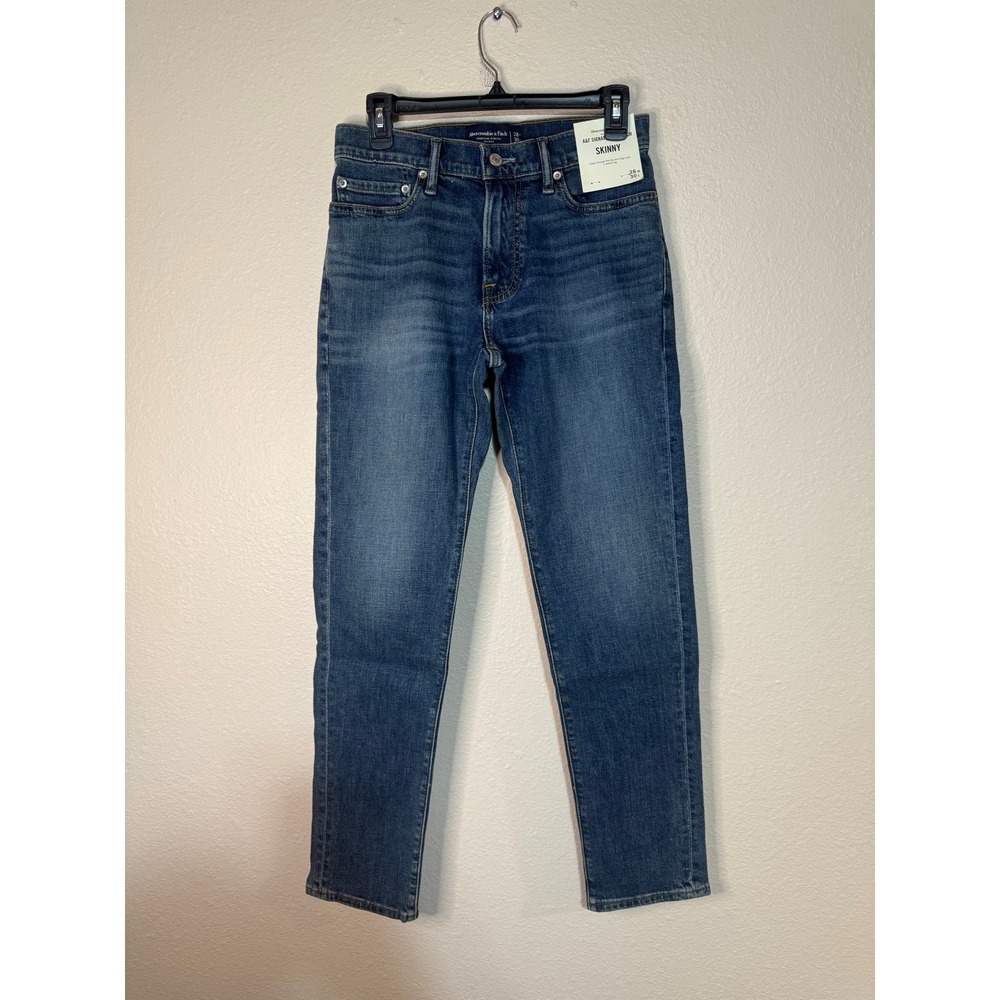 Abercrombie & Fitch Signature Stretch Skinny Jeans Mens 28x30 Medium Wash Denim